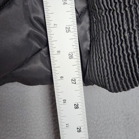 Nautica Jacket Womens 2XL Black Water Resistant Hooded Puffer Faux Fur Trim Coat - Picture 4 of 13